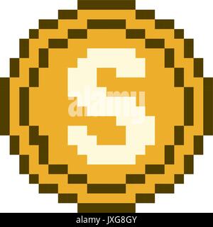 Money pixel art. Cash is pixel. Dollar 8 bits Stock Vector Art ...