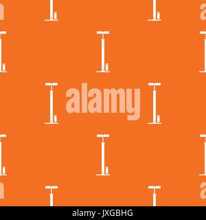 Bicycle pump pattern seamless Stock Vector
