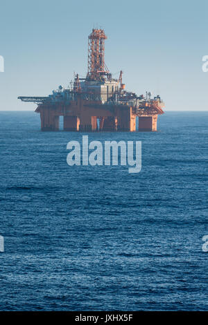 West Phoenix oil rig, oil extraction, North Sea Stock Photo