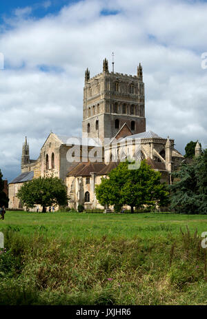 Tewkesbury Abbey, Gloucestershire, England, UK Stock Photo
