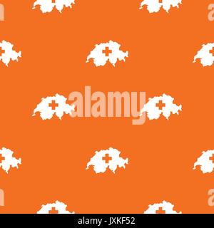 Switzerland map pattern seamless Stock Vector