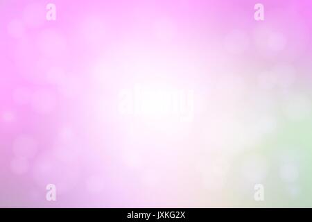 Purple green pink abstract blurred gradient mesh with bokeh light vector background Stock Vector