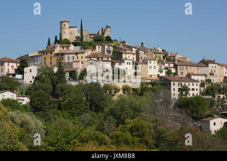 Callian, medieval village perched on the hilltops between Montauroux and Fayence, Provence-Alpes-Côte d'Azur region in southeast France, Europe Stock Photo