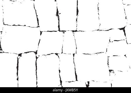 Brick texture. Grunge stone packground. Vector pattern. Stock Vector