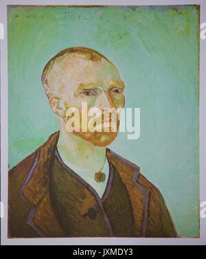 Vincent van Gogh self portrait  1889 Stock Photo