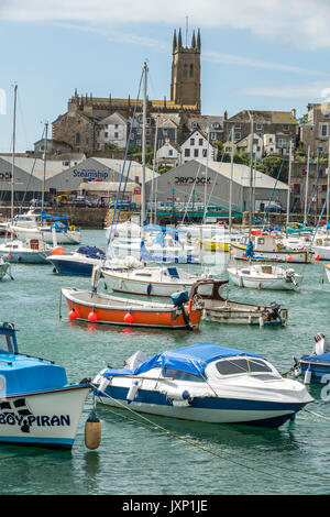 Penzance harbour, Cornwall, England, UK. Stock Photo