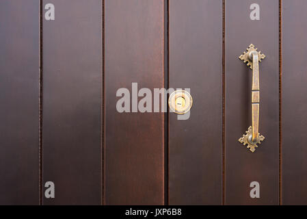 Wood door texture Stock Photo