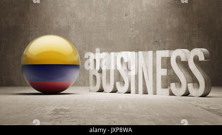 Colombia High Resolution Business Concept Stock Photo