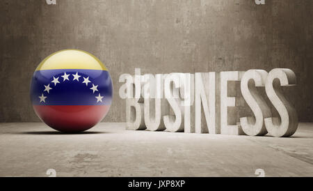 Venezuela High Resolution Business Concept Stock Photo