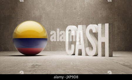 Colombia High Resolution Cash  Concept Stock Photo