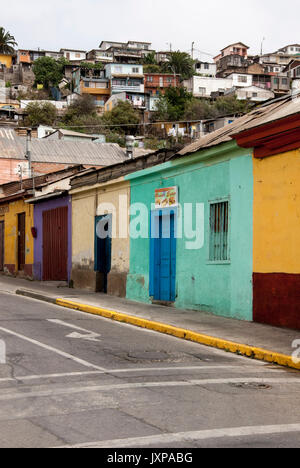 Chile - Street In Coquimbo - South America Stock Photo