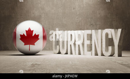 Canada High Resolution Currency  Concept Stock Photo