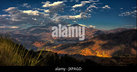 Red clay land of Dongchuan District,Yunnan Province,China Stock Photo