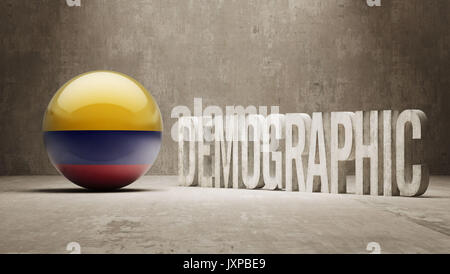 Colombia High Resolution Demographic Concept Stock Photo - Alamy
