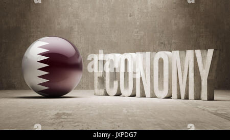 Qatar High Resolution Economy  Concept Stock Photo