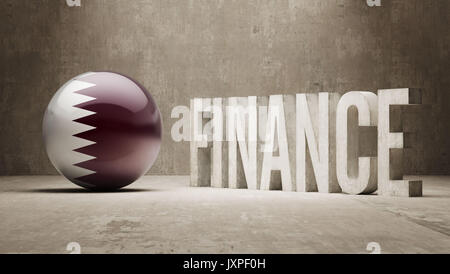 Qatar High Resolution Finance  Concept Stock Photo