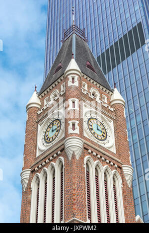 Town Hall clock tower, Perth, Western Australia Stock Photo - Alamy