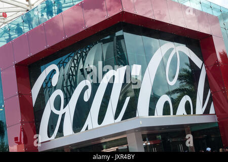 The Coca Cola store at Disney Springs, Walt Disney World, Orlando, Florida. Stock Photo