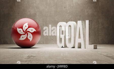 Hong Kong High Resolution Goal  Concept Stock Photo