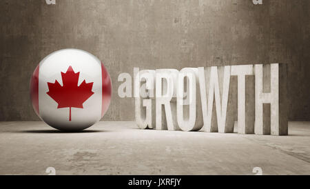 Canada High Resolution Growth  Concept Stock Photo