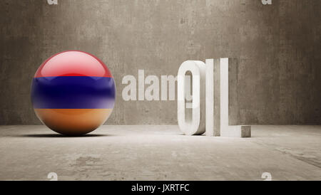 Armenia High Resolution Oil Concept Stock Photo