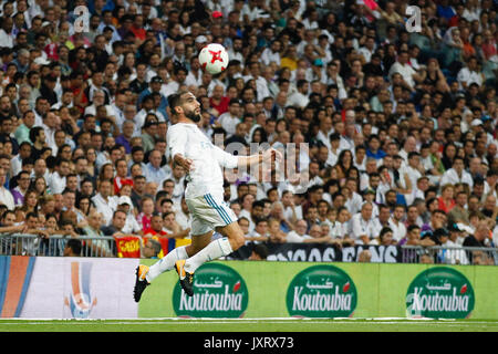 Madrid, Spain. 16th Aug, 2017. Daniel Carvajal Ramos (2) Real Madrid's player. SPANISH SUPER CUP between Real Madrid vs FC Barcelona at the Santiago Bernabeu stadium in Madrid, Spain, August 16, 2017 . Credit: Gtres Información más Comuniación on line,S.L./Alamy Live News Stock Photo