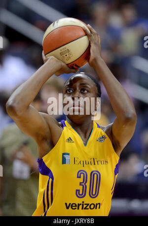 LA Sparks forward forward Nneka Ogwumike (30) poses during media day,  Thursday May 4, 2023, in Torrance, Calif. (Kirby Lee via AP Stock Photo -  Alamy