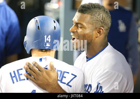 Los angeles dodgers second baseman enrique hernandez 14 hi-res stock  photography and images - Alamy