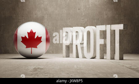 Canada High Resolution Profit Concept Stock Photo