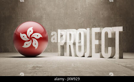 Hong Kong High Resolution Project Concept Stock Photo