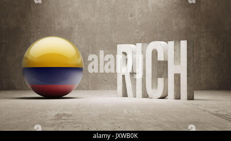 Colombia High Resolution Rich Concept Stock Photo