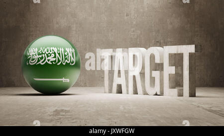 Saudi Arabia High Resolution Target Concept Stock Photo - Alamy