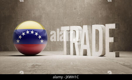 Venezuela High Resolution Trade Concept Stock Photo