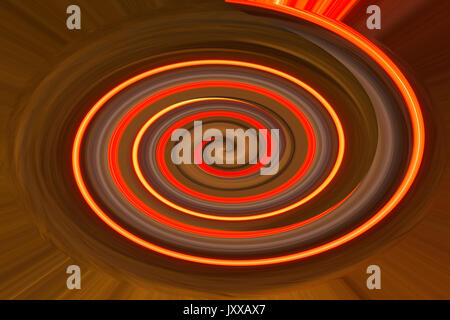 Abstract illustration, Vibrant color spirals Spiral background. Stock Photo