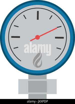 measuring gauge icon image  Stock Vector