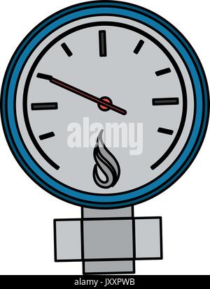 measuring gauge icon image  Stock Vector