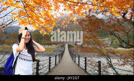 The fall season of Historic Villages of Shirakawa-go and Gokayama, Japan Stock Photo