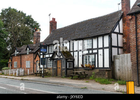 The former Star public house or pub or inn, now closed and converted into flats at Acton, Cheshire, England, UK Stock Photo