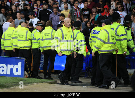 Hajduk Split fans during the UEFA Europa League Play-Off, First