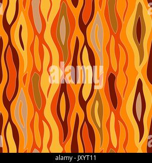 Seamless wavy vector pattern with abstract print. Safari textile collection. Stock Vector
