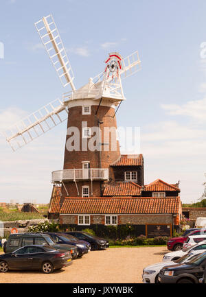 The windmill in Cley Next The Sea Norfolk Stock Photo