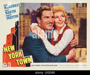 NEW YORK TOWN 1941 Paramount film with Marty Martin and Robert Preston Stock Photo