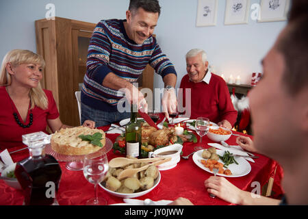 Duty of the head of the family Stock Photo