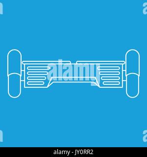 Hover board gyro pod icon, outline style Stock Vector