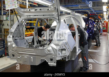 Production Of The New Ford Fiesta At The Ford Plant In Cologne Niehl Stock Photo Alamy