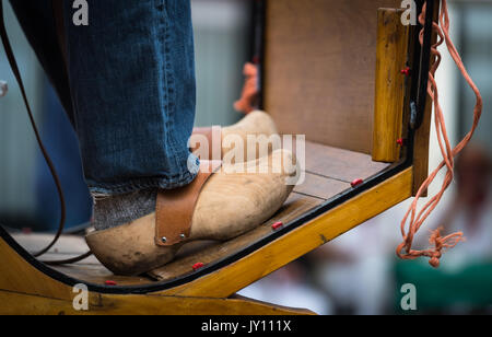 Dutch clogs ('klompen')  in the village of Edam, Netherlands Stock Photo