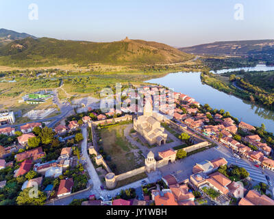 Svetitskhoveli cathedral in Mtskheta, Georgia. Stock Photo