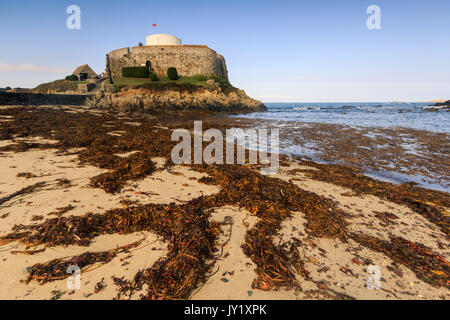 Fort Grey,  On Rocquaine Bay, Guernsey, Channel islands. Stock Photo