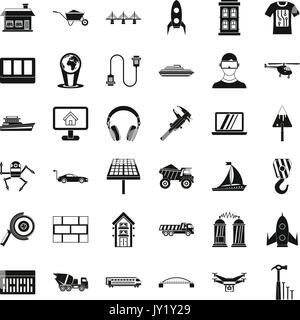 Useful engineering icons set, simple style Stock Vector Image & Art - Alamy