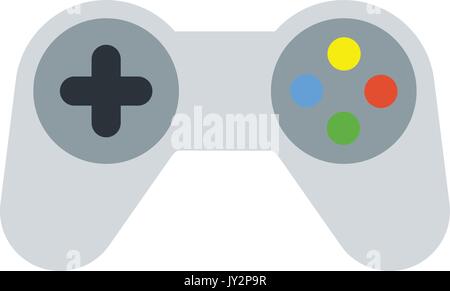 A colour retro console controller Stock Vector